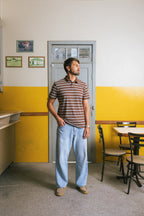Polo Slim Fit Linear - Café
