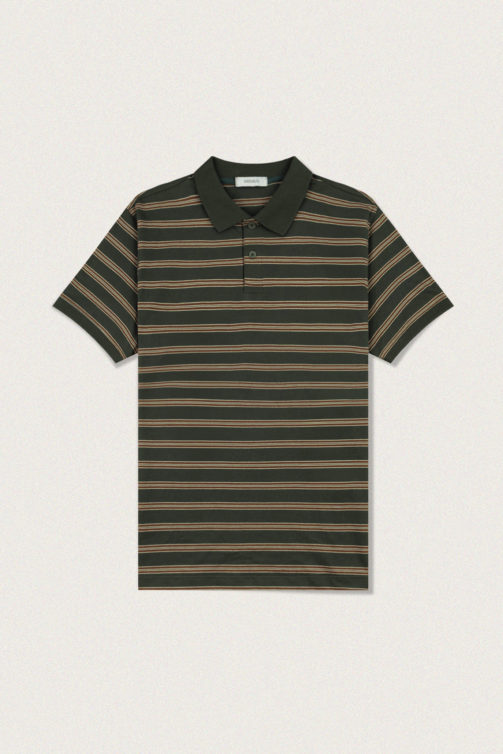 Polo Slim Fit Linear - Oliva