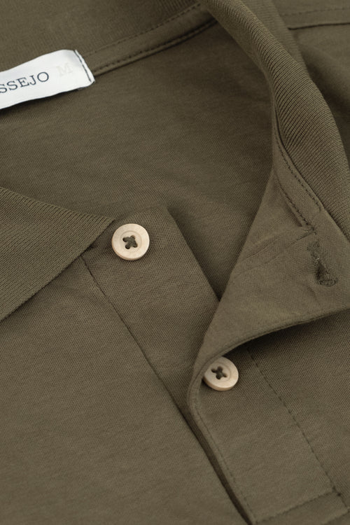Polo Manga Longa Core - Louro